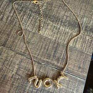 Kate Spade Gold 'Lucky' Necklace